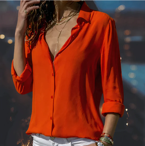 Lina | Elegante Chiffonbluse